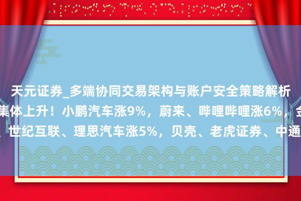 天元证券_多端协同交易架构与账户安全策略解析 好意思股中概股盘前集体上升！小鹏汽车涨9%，蔚来、哔哩哔哩涨6%，金山云、世纪互联、理思汽车涨5%，贝壳、老虎证券、中通快递涨超4%，阿里、禾赛涨超3%