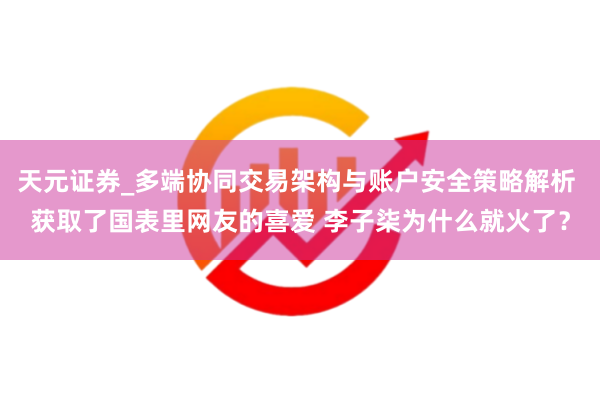 天元证券_多端协同交易架构与账户安全策略解析 获取了国表里网友的喜爱 李子柒为什么就火了?